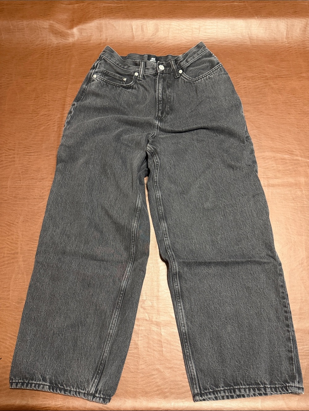 H&M Men’s Baggy Jeans - Washed Black